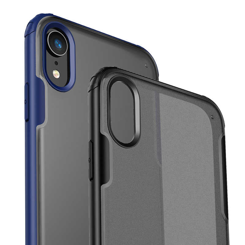 Apple iPhone XR 6.1 Kılıf Zore Volks Kapak Lacivert