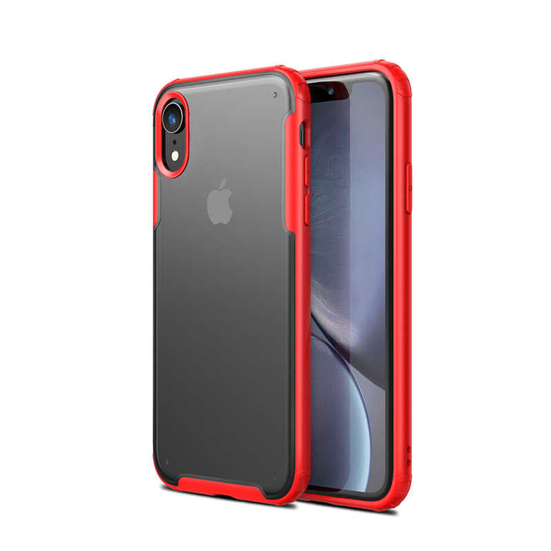 Apple iPhone XR 6.1 Kılıf Zore Volks Kapak Kırmızı