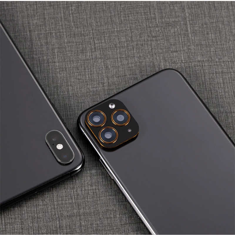 Apple iPhone XS 5.8 Zore CP-01 iPhone 11 Pro Max Kamera Lens Dönüştürücü Gold
