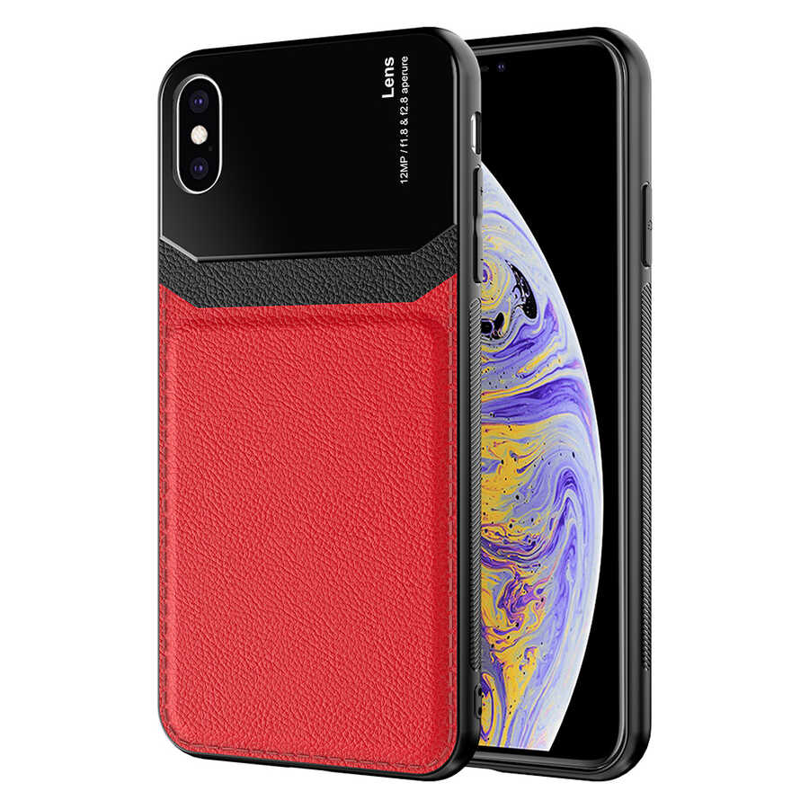 Apple iPhone XS 5.8 Kılıf Zore Emiks Kapak Siyah