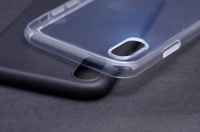 Apple iPhone XS 5.8 Kılıf Zore İmax Silikon Siyah