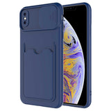 Apple iPhone XS 5.8 Kılıf Zore Kartix Kapak Kırmızı