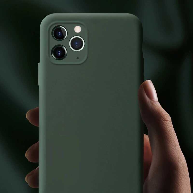 Apple iPhone XS 5.8 Kılıf Zore LSR Lansman Kapak Açık Yeşil
