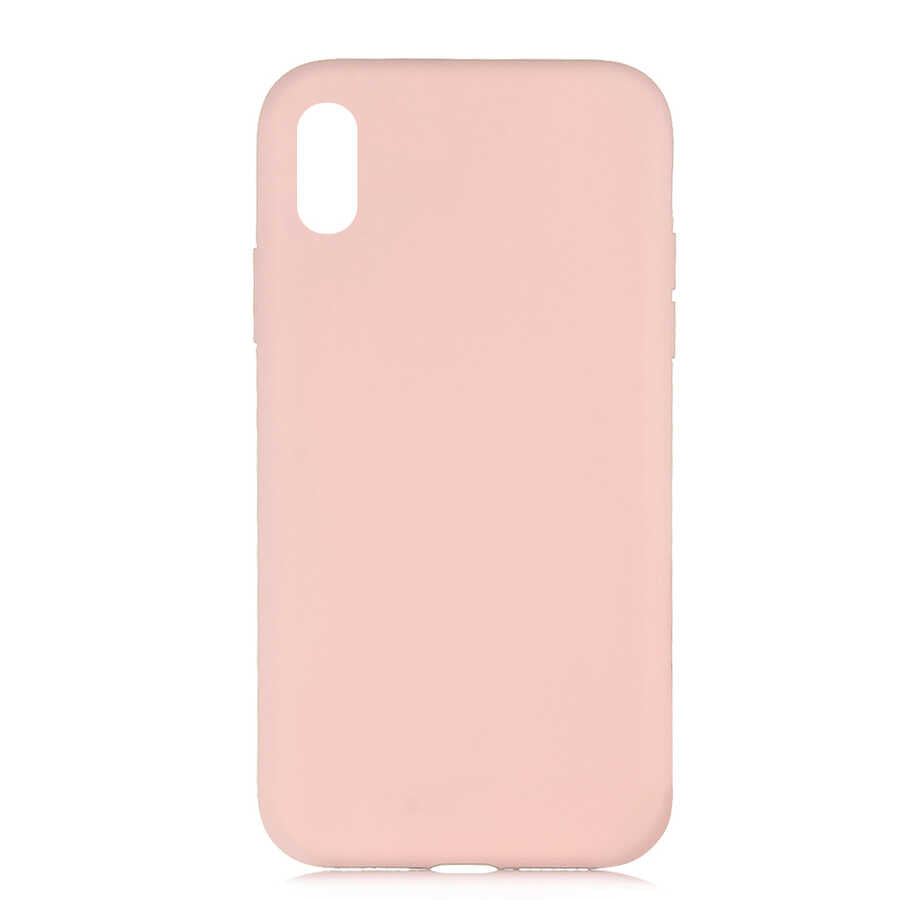 Apple iPhone XS 5.8 Kılıf Zore LSR Lansman Kapak Pembe Açık