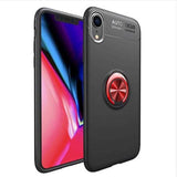 Apple iPhone XR 6.1 Kılıf Zore Ravel Silikon Kapak Siyah-Mavi