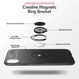 Apple iPhone XR 6.1 Kılıf Zore Ravel Silikon Kapak Siyah-Kırmızı