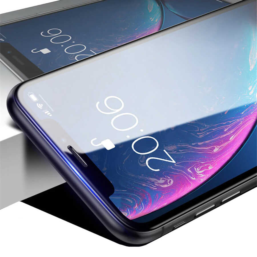 Apple iPhone XS Max 6.5 Davin 5D Cam Ekran Koruyucu Siyah
