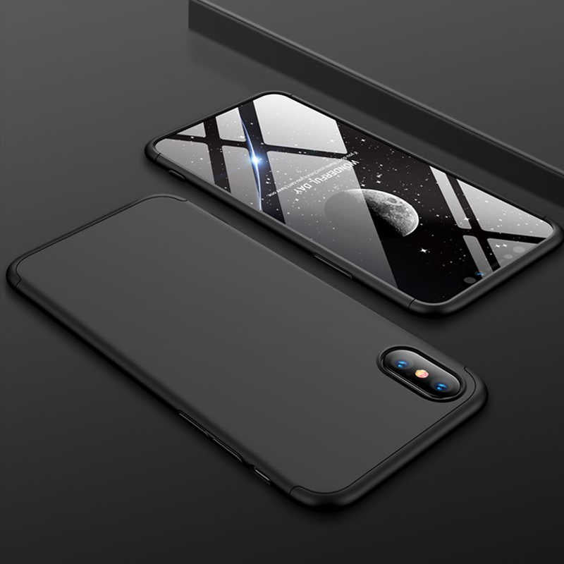 Apple iPhone XS Max 6.5 Kılıf Zore Ays Kapak Siyah