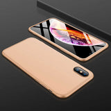 Apple iPhone XS Max 6.5 Kılıf Zore Ays Kapak Gold