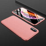 Apple iPhone XS Max 6.5 Kılıf Zore Ays Kapak Rose Gold