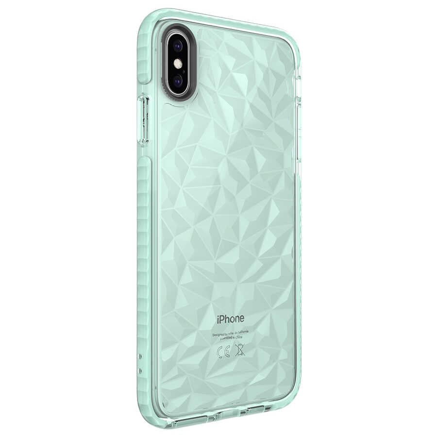 Apple iPhone XS Max 6.5 Kılıf Zore Buzz Kapak Yeşil