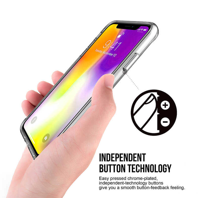 Apple iPhone XS Max 6.5 Kılıf Zore Gard Silikon Renksiz