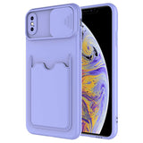 Apple iPhone XS Max 6.5 Kılıf Zore Kartix Kapak Kırmızı