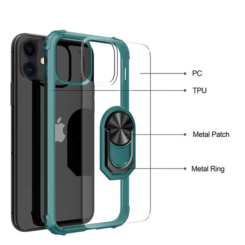 Apple iPhone 11 Kılıf Zore Mola Kapak Kırmızı