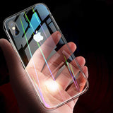 Apple iPhone XS Max 6.5 Kılıf Zore Rainbow Kapak Renksiz
