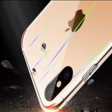 Apple iPhone XS Max 6.5 Kılıf Zore Rainbow Kapak Renksiz