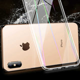 Apple iPhone XS Max 6.5 Kılıf Zore Rainbow Kapak Renksiz