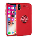 Apple iPhone XS Max 6.5 Kılıf Zore Ravel Silikon Kapak Kırmızı