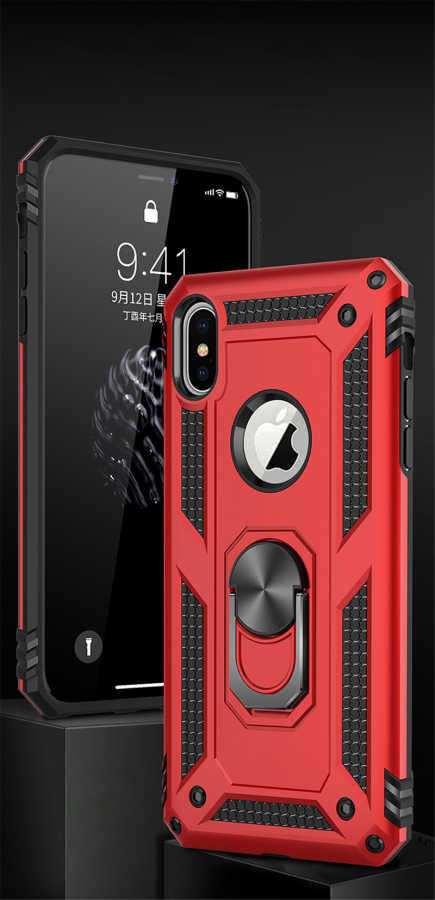 Apple iPhone XS Max 6.5 Kılıf Zore Vega Kapak Mavi