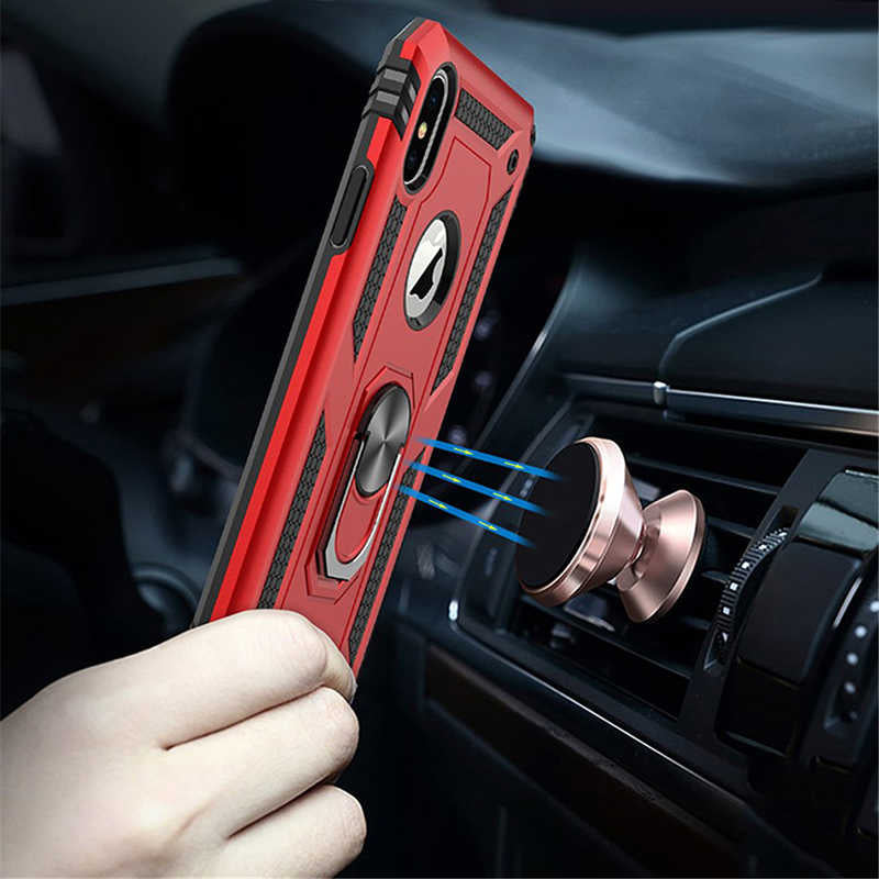 Apple iPhone XS Max 6.5 Kılıf Zore Vega Kapak Siyah