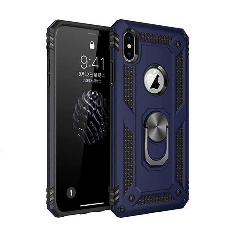Apple iPhone XS Max 6.5 Kılıf Zore Vega Kapak Mavi