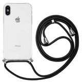 Apple iPhone XS Max 6.5 Kılıf Zore X-Rop Kapak Renksiz