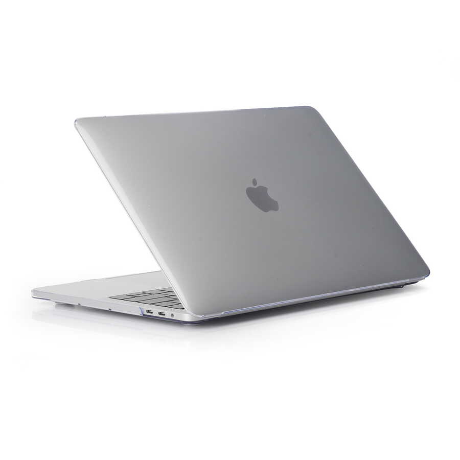 Apple Macbook 13.3' New Pro Zore MSoft Kristal Kapak Siyah