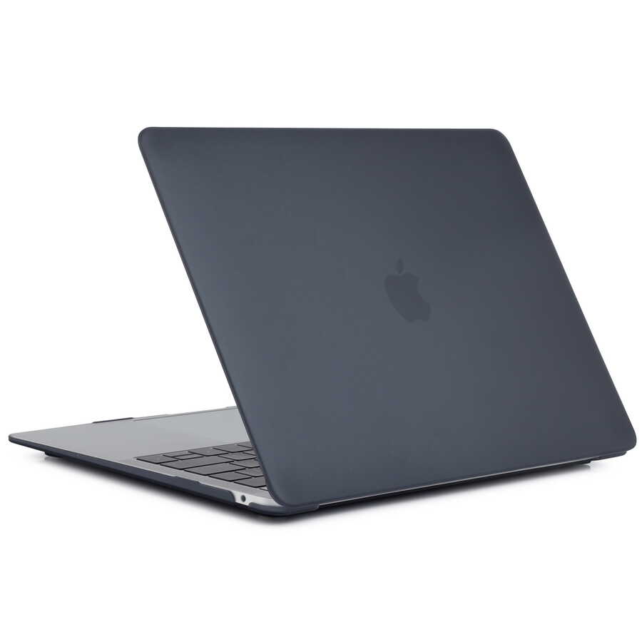 Apple Macbook 13.3' New Pro Zore MSoft Kristal Kapak Siyah