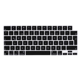 Apple Macbook 13.6' Air 2022 M2 A2681 Zore Klavye Koruyucu Silikon Ped Siyah