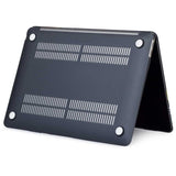 Apple Macbook 13.6&prime; Air 2024 M2 A2681 Zore MSoft Kristal Kapak Siyah