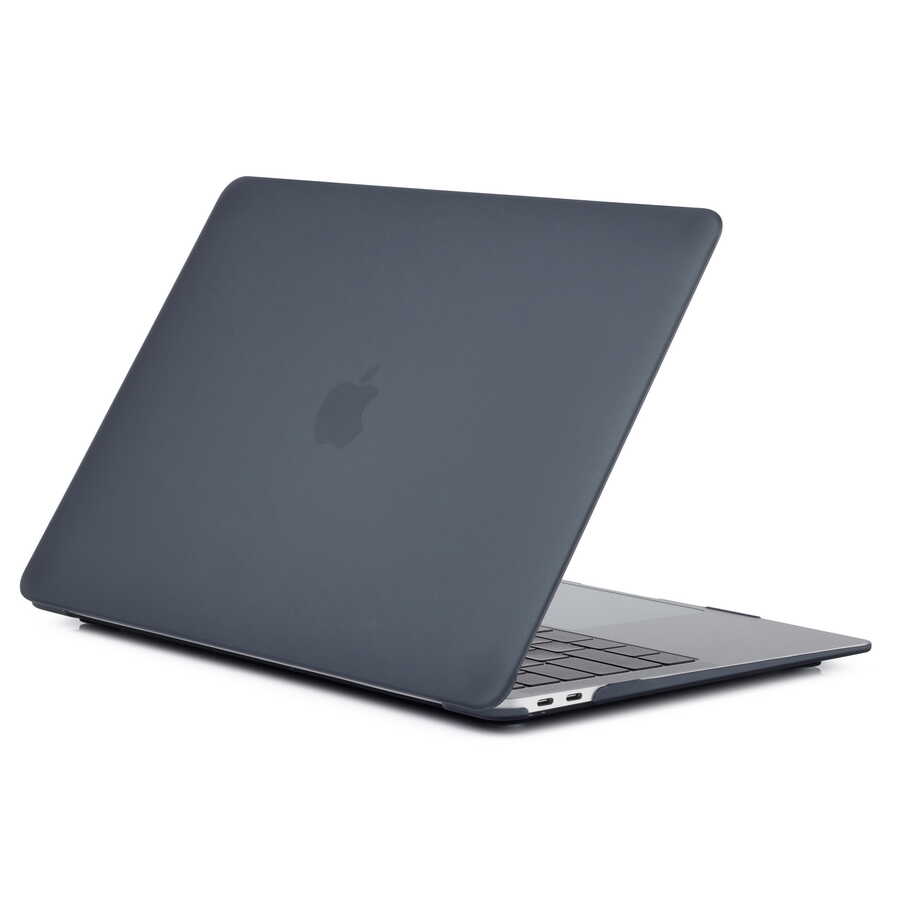 Apple Macbook 13.6&prime; Air M3 A3113 Zore MSoft Kristal Kapak Siyah
