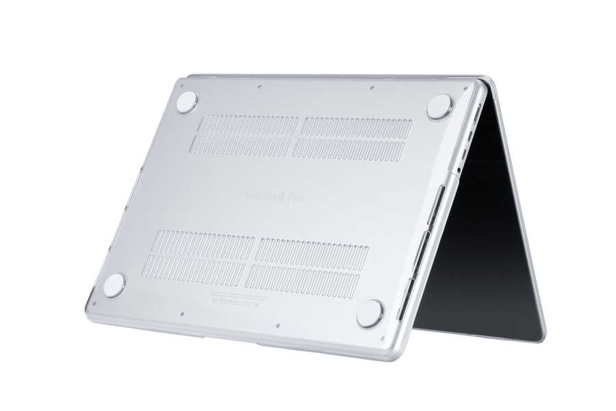 Apple Macbook 14.2' 2021 Zore MSoft Kristal Kapak Siyah