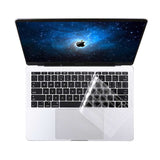 Apple Macbook 16.2' 2021 A2485 Zore Klavye Koruyucu Şeffaf Silikon Ped Renksiz