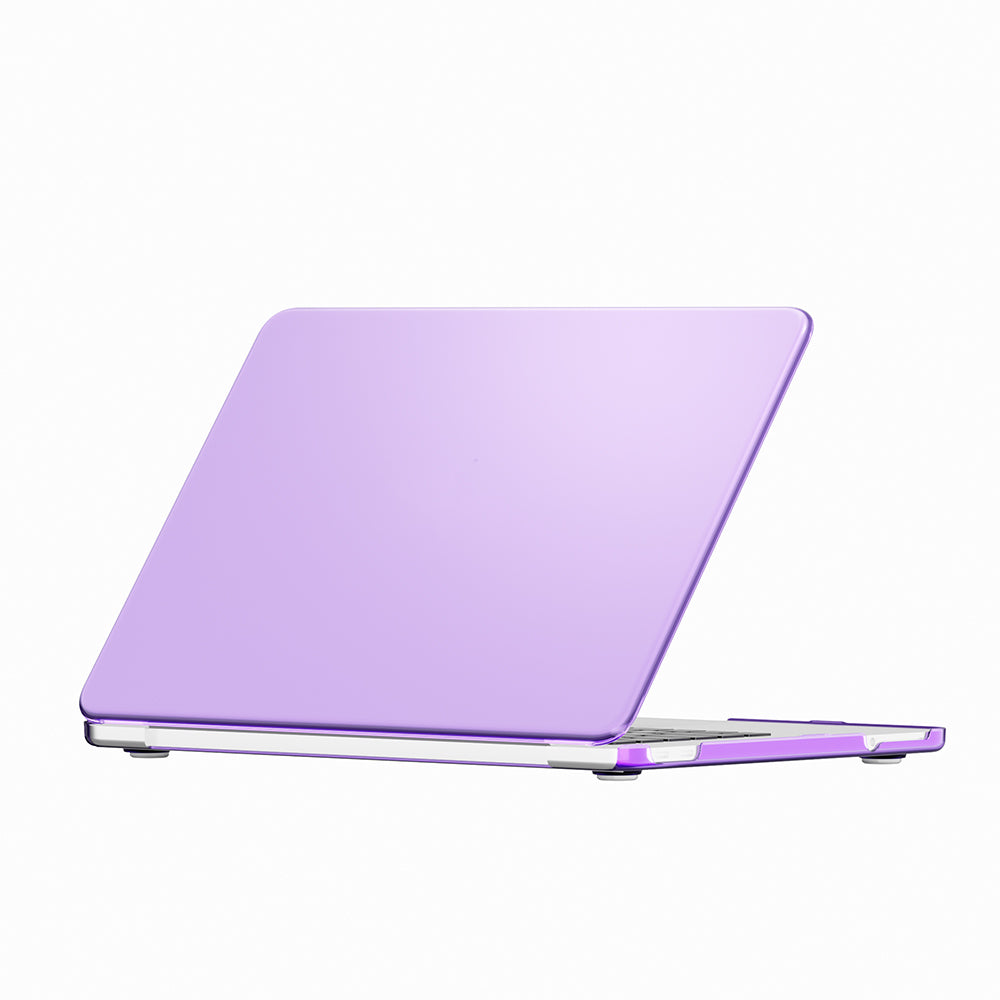 Apple Macbook Neo 13' A3404 Zore MSoft Kristal Kapak Mor