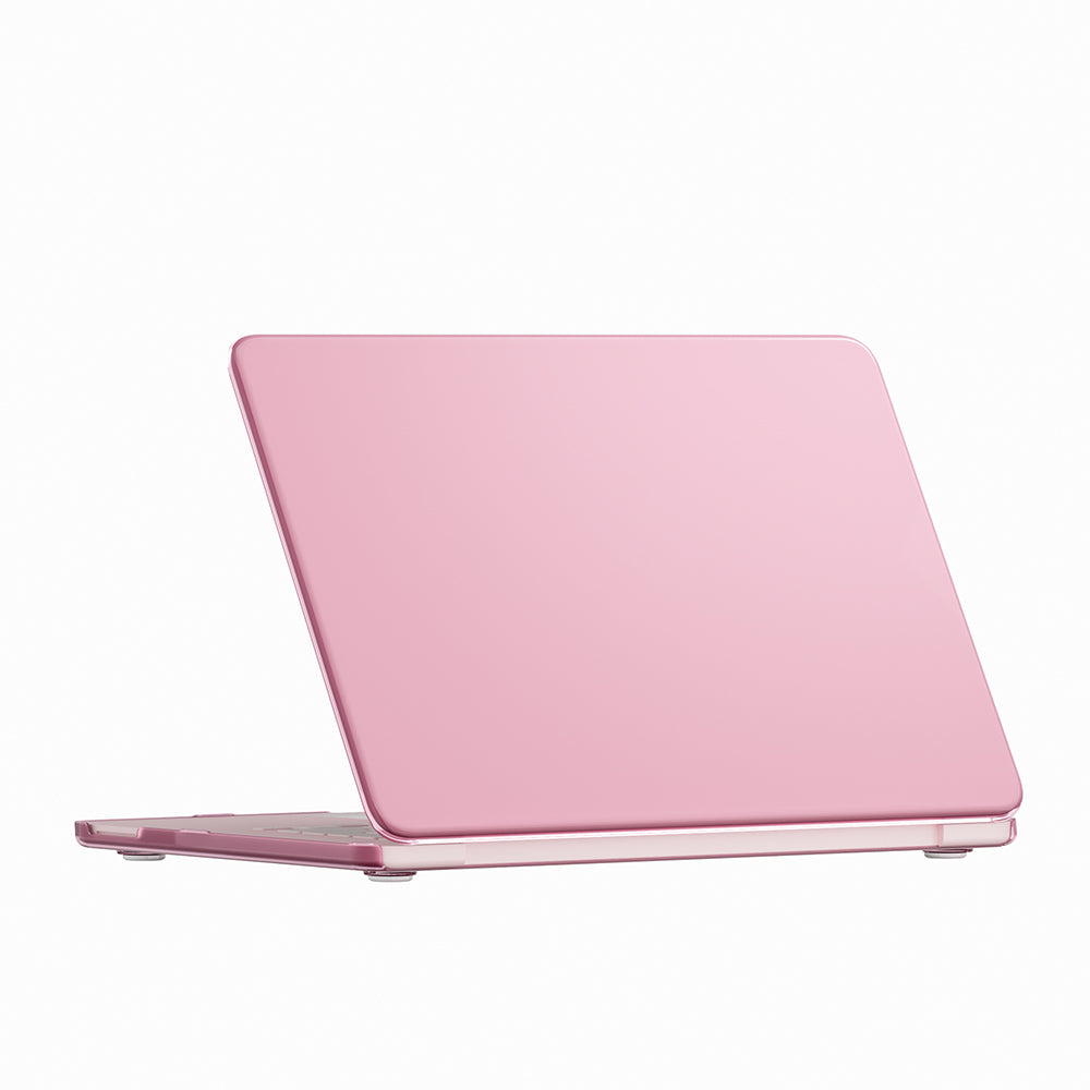 Apple Macbook Neo 13' A3404 Zore MSoft Kristal Kapak Pembe