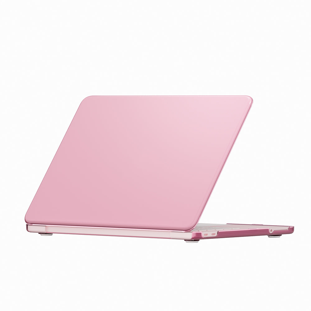 Apple Macbook Neo 13' A3404 Zore MSoft Kristal Kapak Pembe