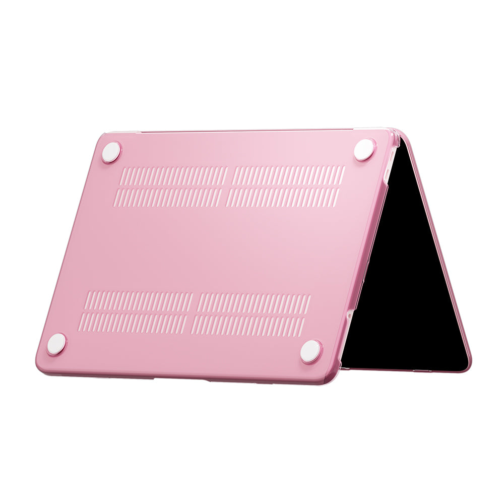 Apple Macbook Neo 13' A3404 Zore MSoft Kristal Kapak Pembe
