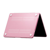 Apple Macbook Neo 13' A3404 Zore MSoft Kristal Kapak Pembe