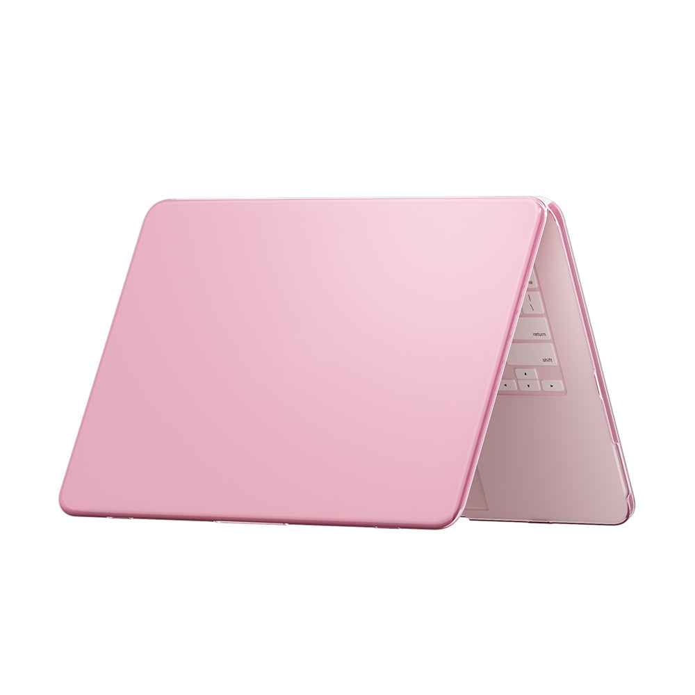 Apple Macbook Neo 13' A3404 Zore MSoft Kristal Kapak Pembe