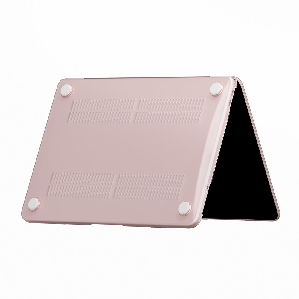 Apple Macbook Neo 13' A3404 Zore Premium MSoft Bottom Kapak Kum Pembe