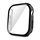 Apple Watch 10 42mm Sert PC Kasa Electroplatink Çerçeveli Ekran Koruyucu Zore Watch Gard 36 Gold