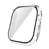 Apple Watch 10 42mm Sert PC Kasa Electroplatink Çerçeveli Ekran Koruyucu Zore Watch Gard 36 Gold
