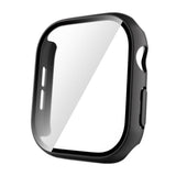 Apple Watch 10 42mm Sert PC Kasa ve Ekran Koruyucu Zore Watch Gard 35 Siyah