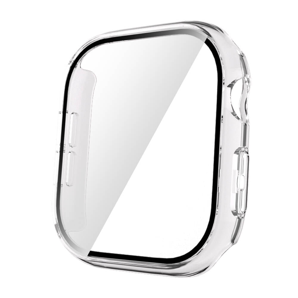 Apple Watch 10 42mm Sert PC Kasa ve Ekran Koruyucu Zore Watch Gard 35 Şeffaf