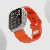 Apple Watch 10 42mm Zore KRD-143 Silikon Kordon Sarı