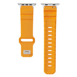 Apple Watch 10 42mm Zore KRD-143 Silikon Kordon Sarı