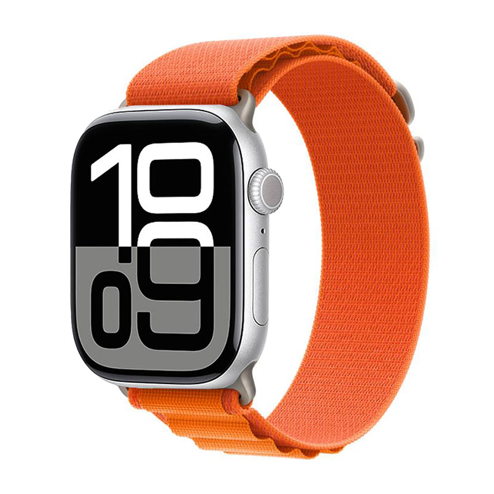 Apple Watch 10 42mm Zore KRD-74 Hasır Kordon Koyu Mor