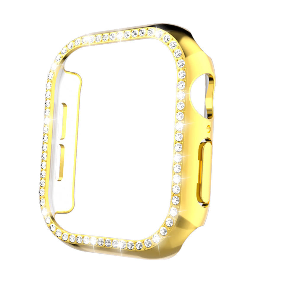 Apple Watch 10 42mm Zore Watch Gard 05 Sert PC Koruyucu Rose Gold