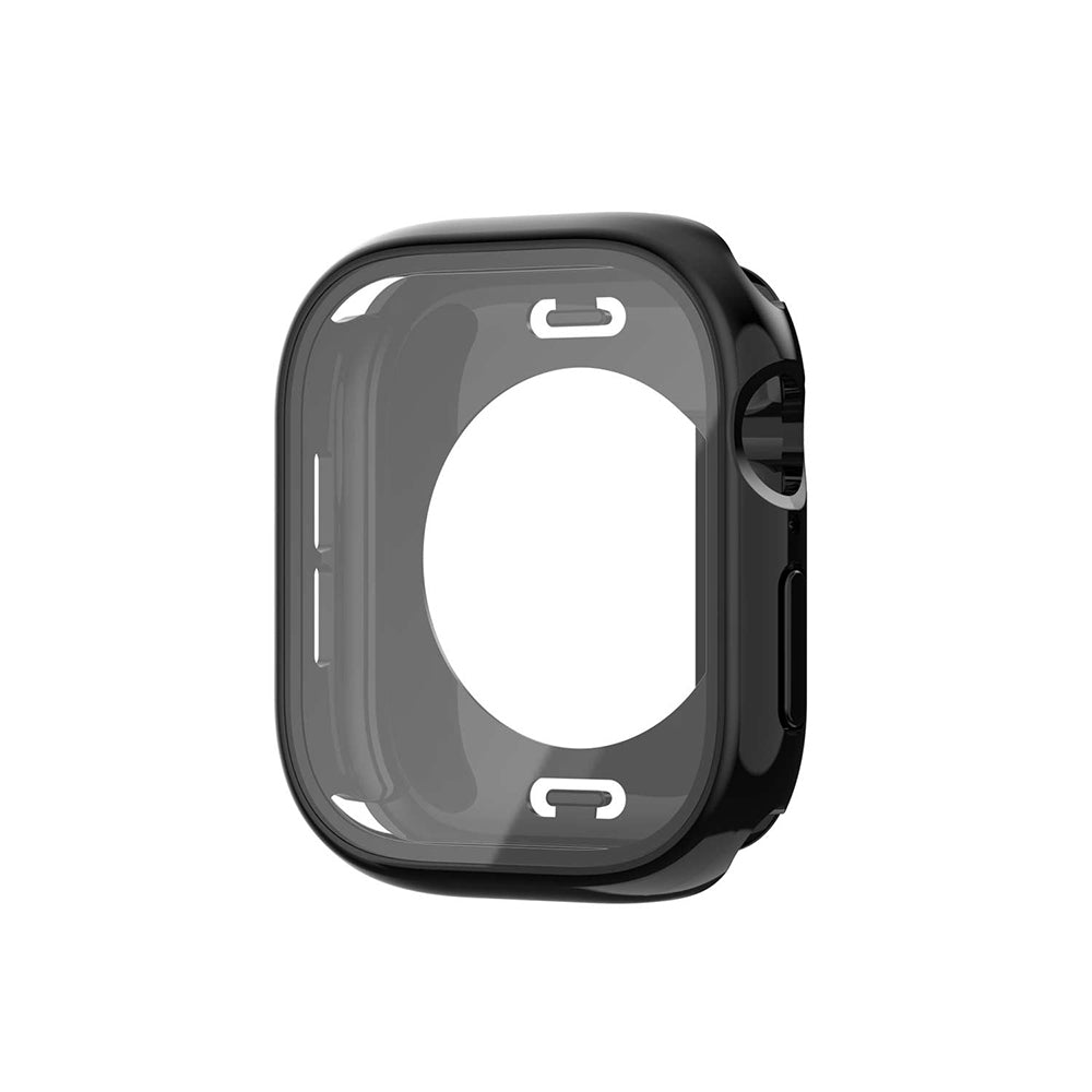 Apple Watch 10 46mm 360 Derece Korumalı Kasa ve Ekran Koruyucu Zore Watch Gard 12 Gümüş