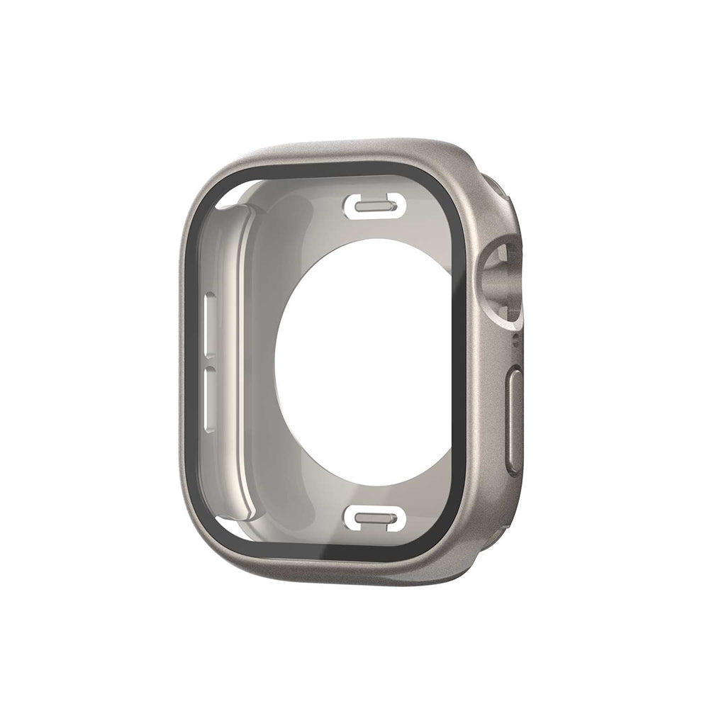 Apple Watch 10 46mm 360 Derece Korumalı Kasa ve Ekran Koruyucu Zore Watch Gard 12 Starlight